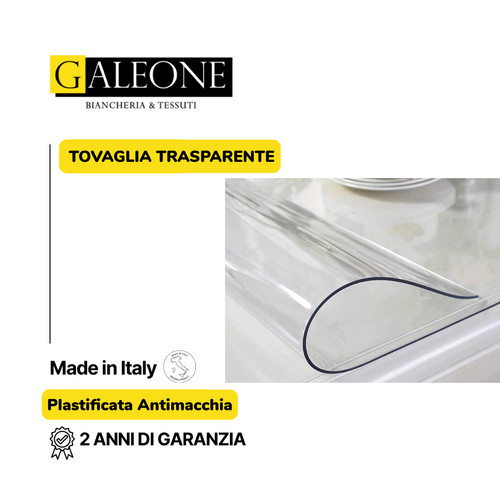 Tovaglia trasparente pvc - tovaglia, in