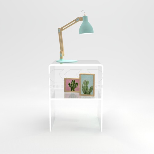 Tavolino con ripiano - , l50