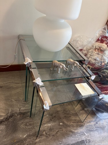Tavolino salotto vetro - salotto, in
