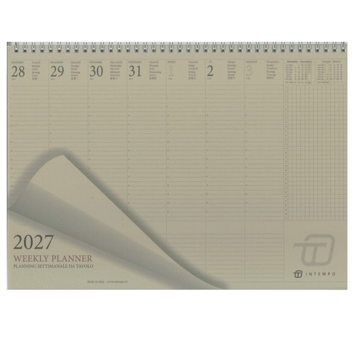 Planning settimanale tavolo - settimanale,