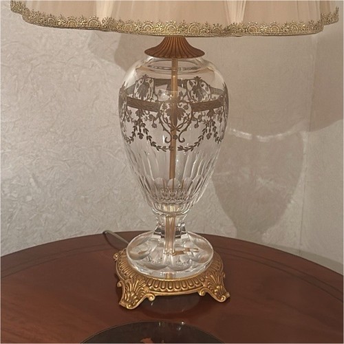 Lampada tavolo base vetro - lampada,